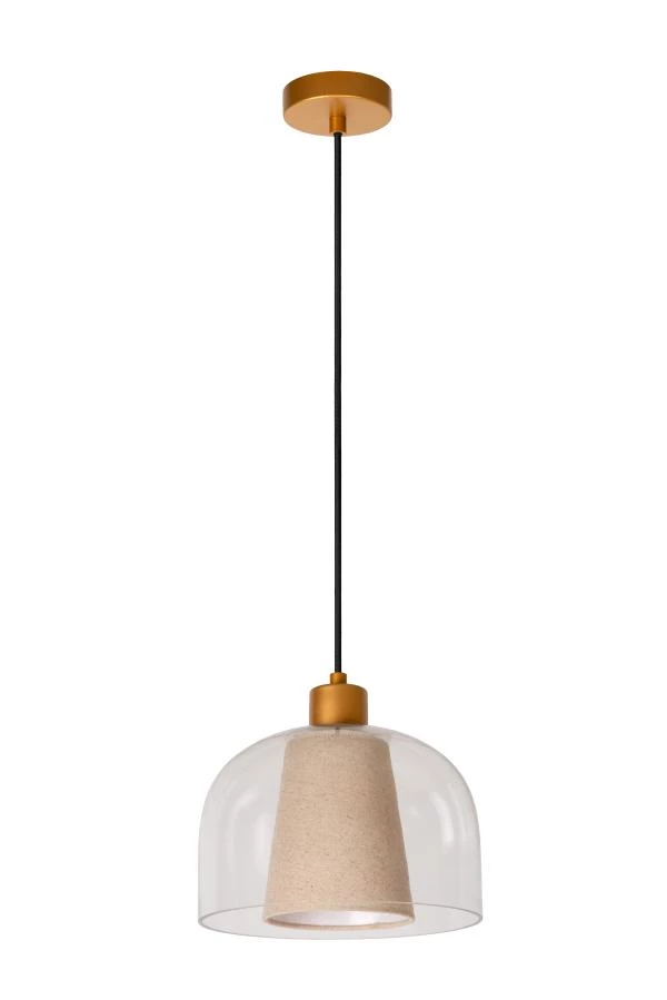 Lucide GUNHILD - Pendant light - Ø 24 cm - 1xE27 - Transparant - off